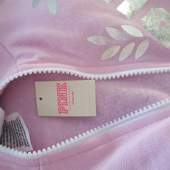《VS PINK》Baby Pink Quarter Zip - Picture 5 of 6